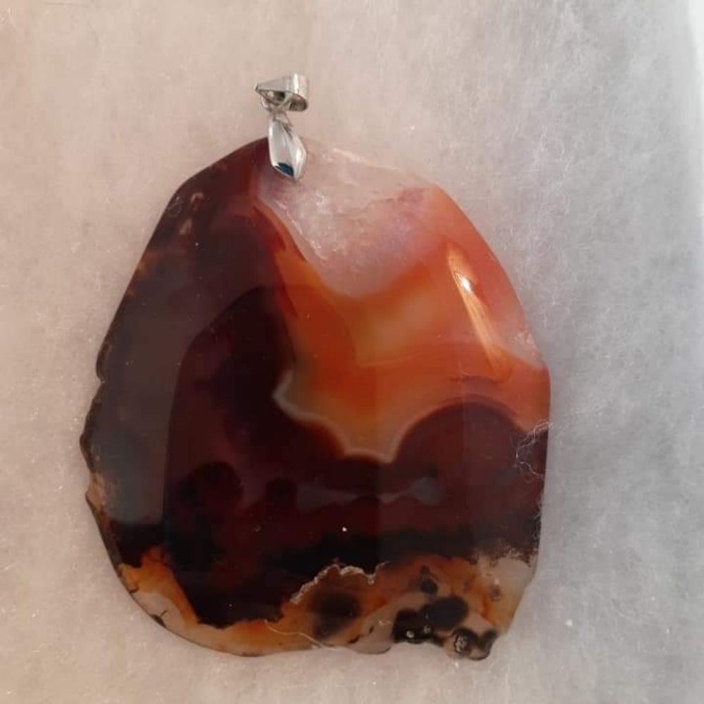 Agate Slab charm